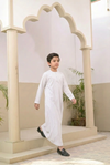 Kids Emirati Essential Thobe White
