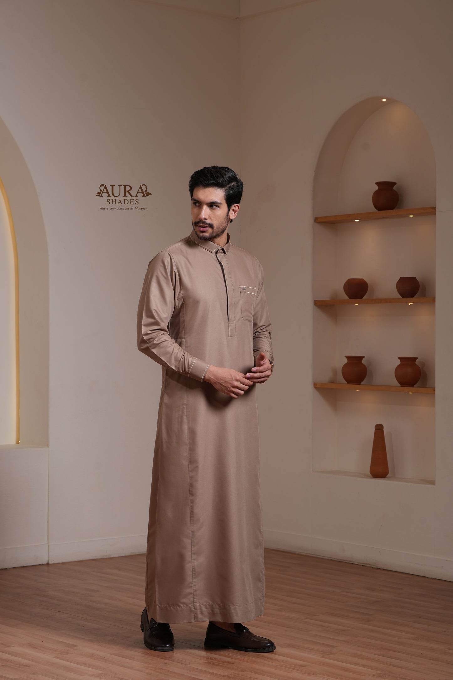 Qatari Thobe – Desert Sand