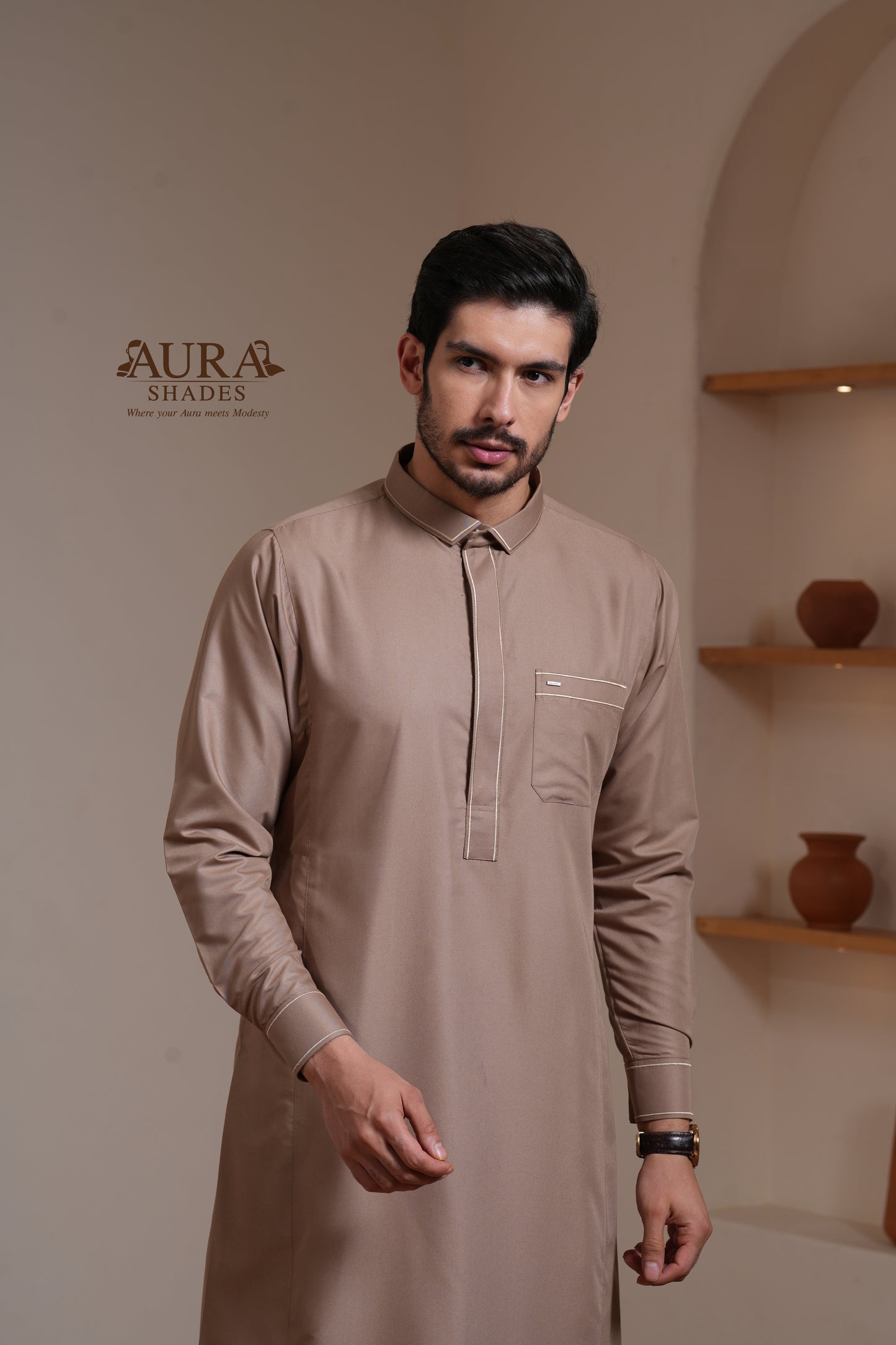 Qatari Thobe – Desert Sand
