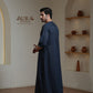 Moroccan Thobe – Midnight Navy