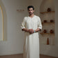 Moroccan Thobe – Ivory Cream