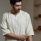 Moroccan Thobe – Ivory Cream
