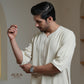 Moroccan Thobe – Ivory Cream