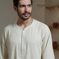Moroccan Thobe – Ivory Cream