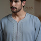 Moroccan Thobe – Stone Grey