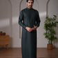 Striped Thobe – Emerald Green