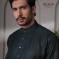 Striped Thobe – Emerald Green