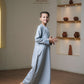 Kids Omani Thobe – Mist Grey