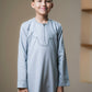 Kids Omani Thobe – Mist Grey