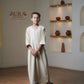 Kids Moroccan Thobe – Ivory Cream