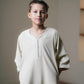 Kids Moroccan Thobe – Ivory Cream