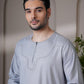 Omani Thobe – Mist Grey
