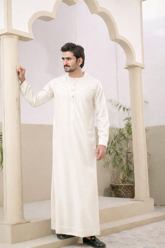 Emirati Essential Thobe White