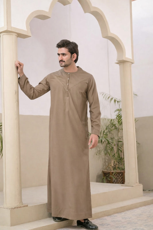 Emirati Essential Thobe Brown